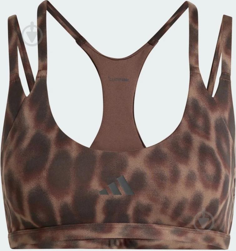 Бра Adidas OPT AOP LS B KF5702 р.M коричневый - фото 5