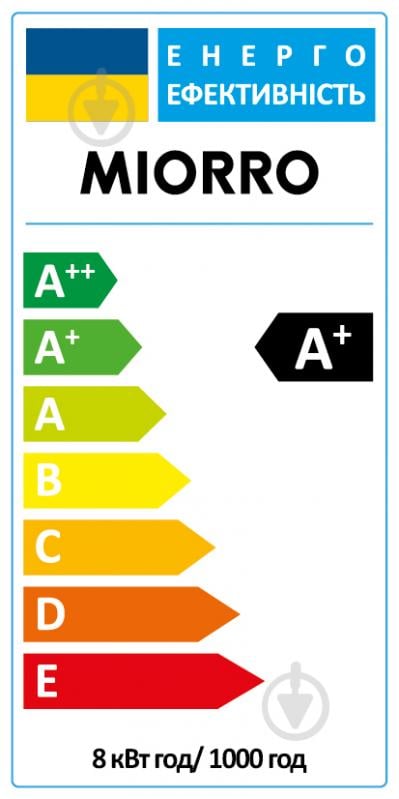 Лампа світлодіодна Miorro 640 Лм 8 Вт C37 матова E14 220 В 4000 К 51-314-007 - фото 4