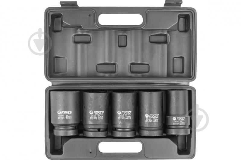 Набор головок ударных глубоких 1'' Forsage 5 шт. F-8051-5MPB - фото 2 Набор головок ударных глубоких 1'' Forsage 5 шт. F-8051-5MPB - фото 2