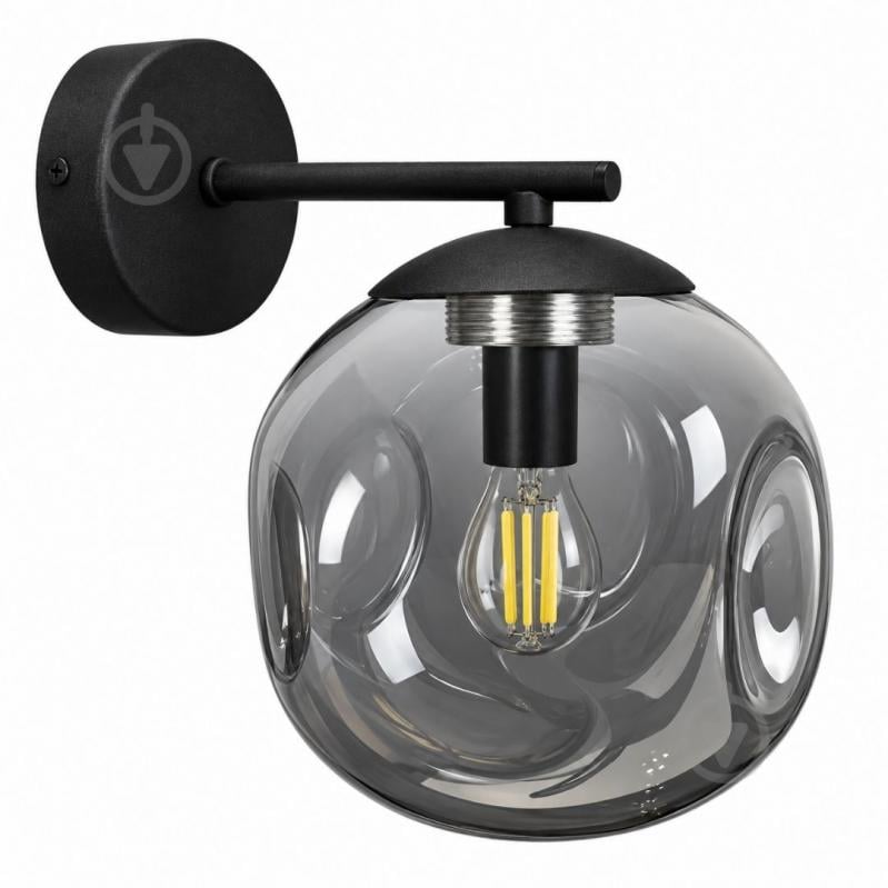 Бра LIGHT SET SHANA 2499 E14 черный/дымчатый - фото 1 Бра LIGHT SET SHANA 2499 E14 черный/дымчатый - фото 1