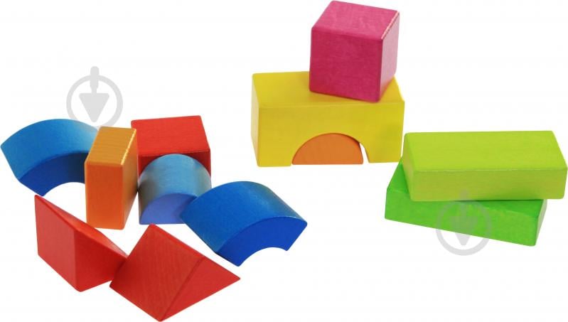 Конструктор деревянный GoKi Радуга 57 58624 - фото 2