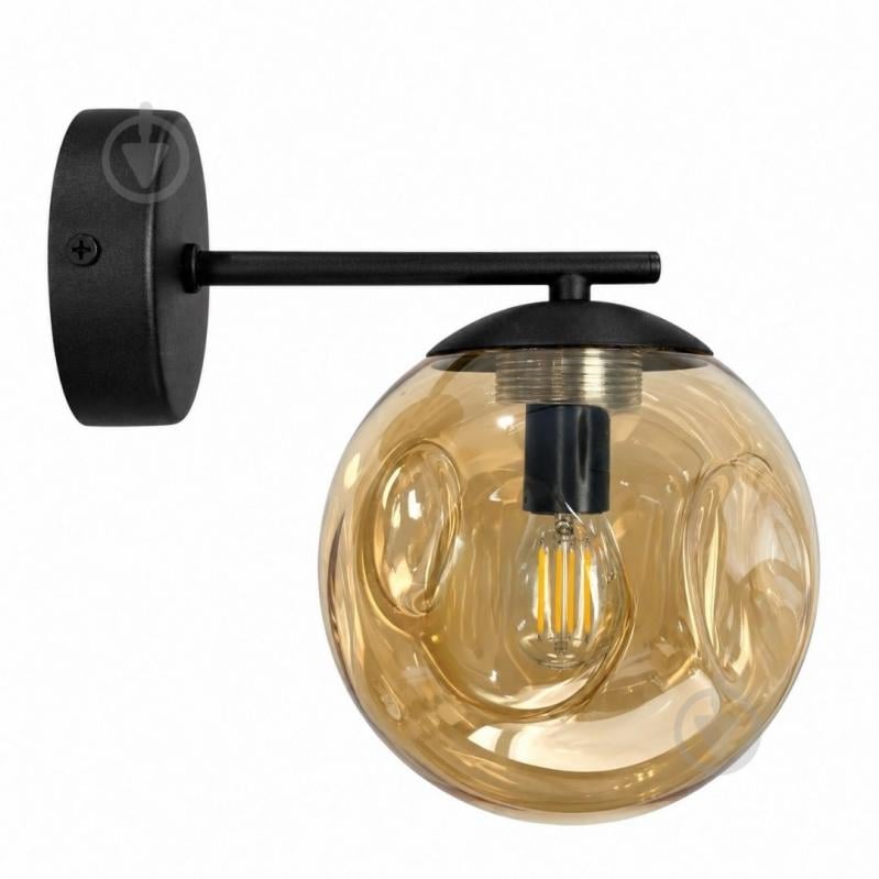 Бра LIGHT SET SHANA 250 E14 черный/янтарный - фото 1 Бра LIGHT SET SHANA 250 E14 черный/янтарный - фото 1