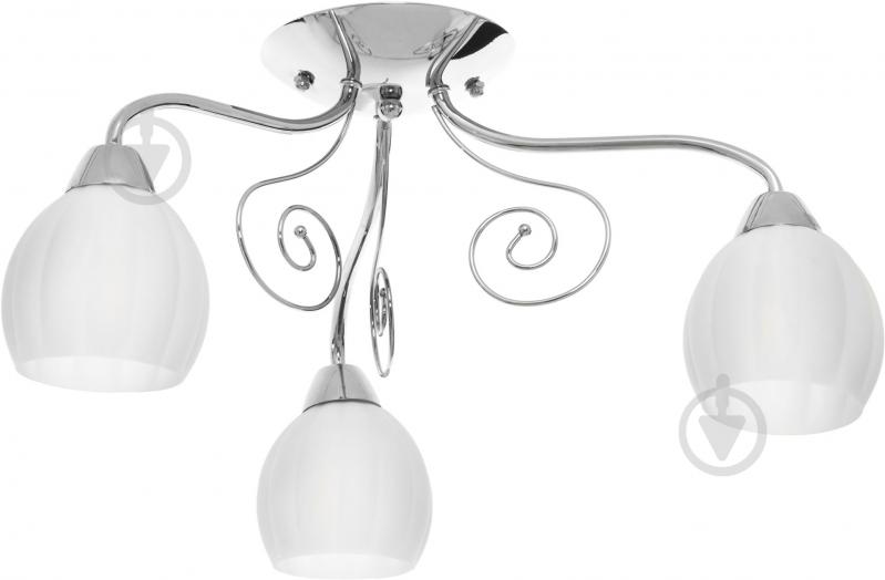 Люстра потолочная Victoria Lighting 3xE14 белый Elio/PL3 - фото 1 Люстра потолочная Victoria Lighting 3xE14 белый Elio/PL3 - фото 1