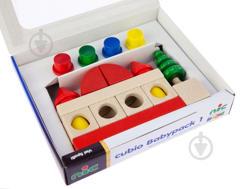 Конструктор деревянный NIC Cubio babypack NIC2111 - фото 2