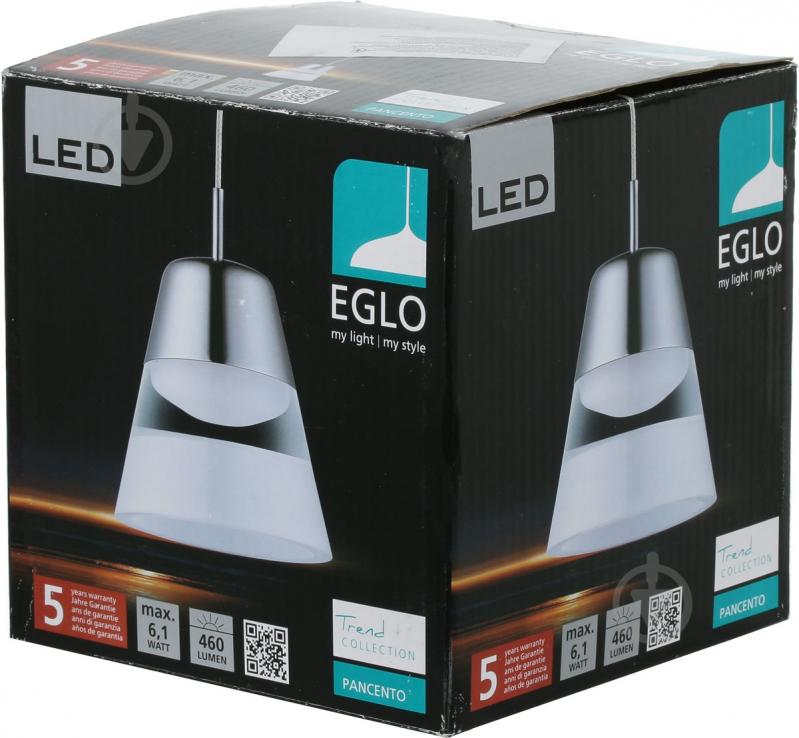 Подвес Eglo Pancento 1 1x6.1 Вт хром - фото 4