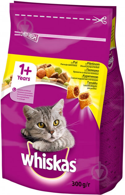 Корм Whiskas с курицей 300 г - фото 1