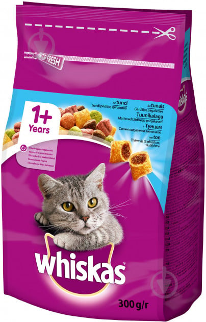 Корм Whiskas с тунцом 300 г - фото 1