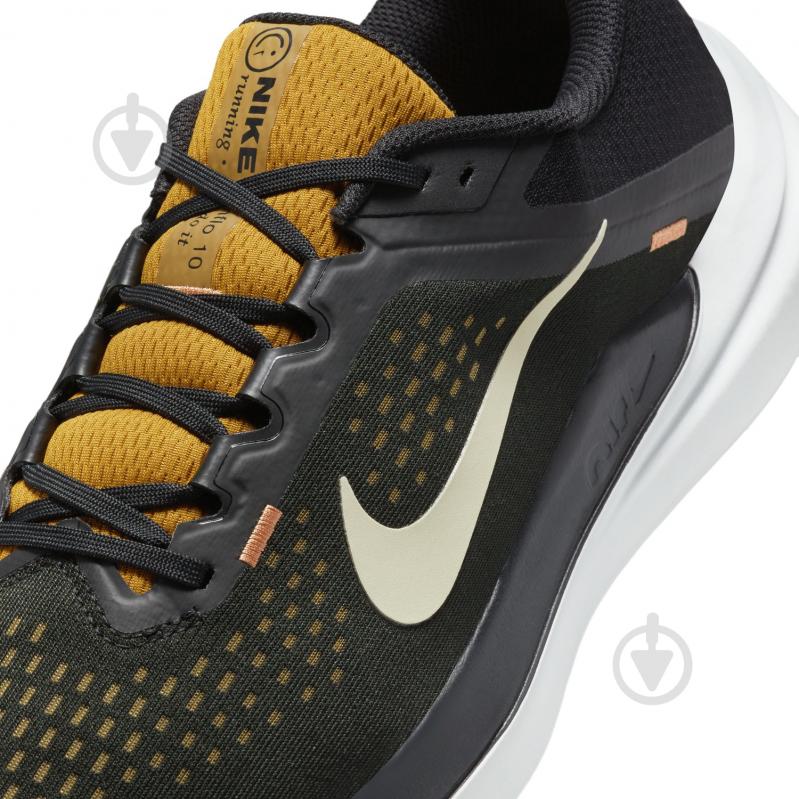 Кроссовки мужские Nike AIR WINFLO 10 DV4022-009 р.40,5 черно-желтые - фото 8