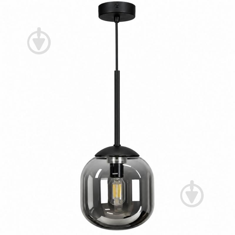 Подвес LIGHT SET SHANA 2486 1PL 1x/E14 черный/дымчатый - фото 1 Подвес LIGHT SET SHANA 2486 1PL 1x/E14 черный/дымчатый - фото 1