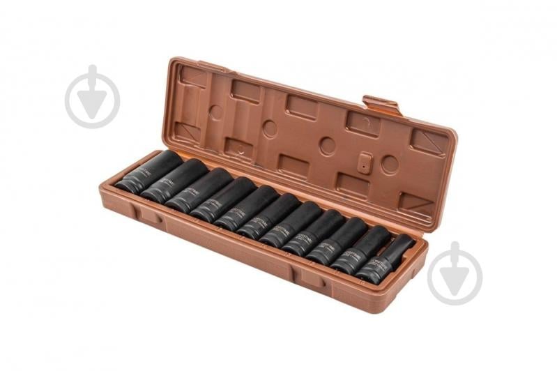 Набір головок ударних глибоких 1/2'' FORSTIME 11 шт. FT-4117-5MPB - фото 2