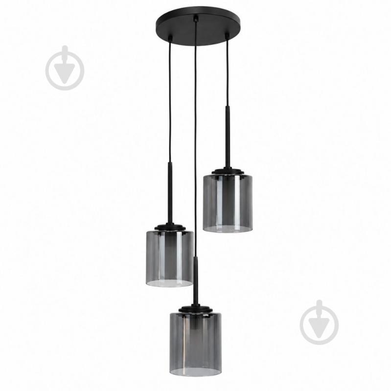 Подвес LIGHT SET SERPANOK 2502 R 3PL 3x/GX53 черный/дымчатый - фото 1 Подвес LIGHT SET SERPANOK 2502 R 3PL 3x/GX53 черный/дымчатый - фото 1