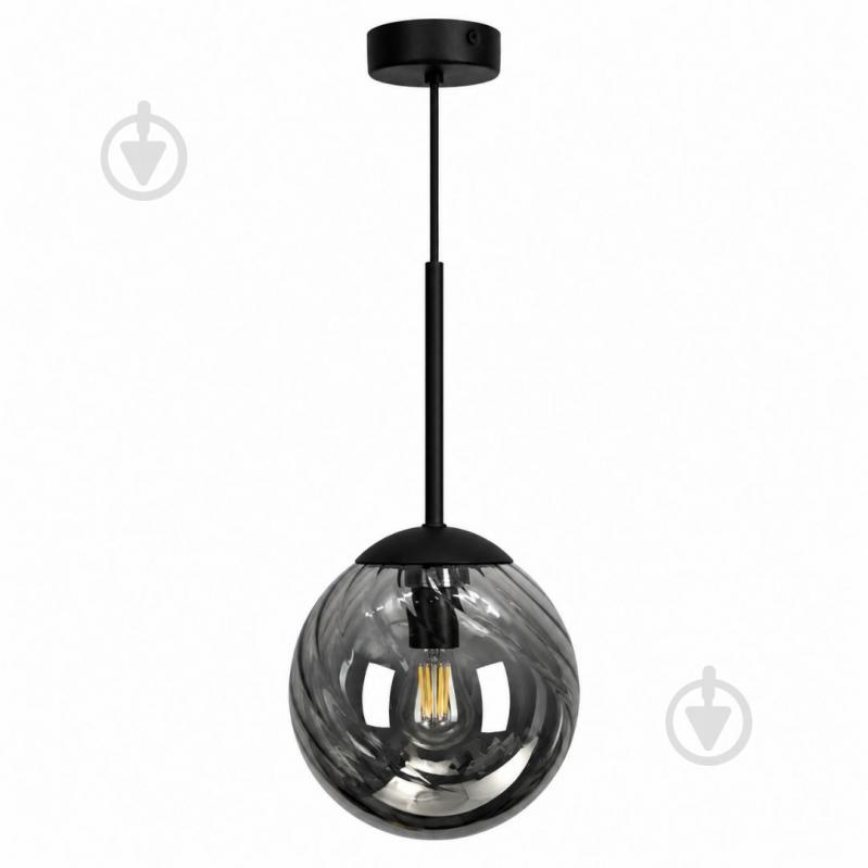 Подвес LIGHT SET SHANA 2495 1PL 1x/E14 черный/дымчатый - фото 1