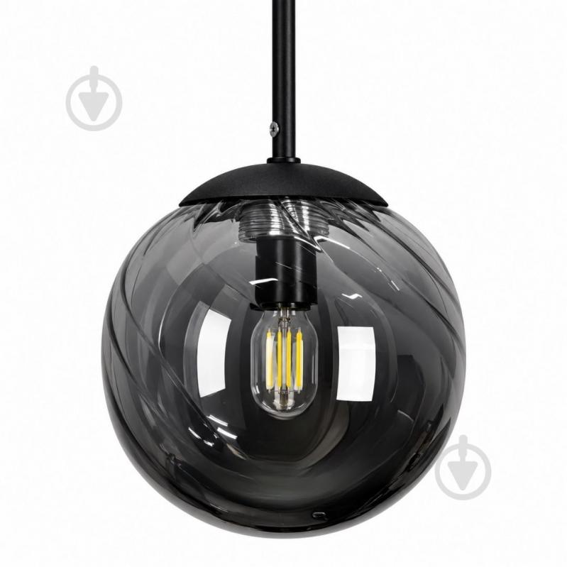 Подвес LIGHT SET SHANA 2495 1PL 1x/E14 черный/дымчатый - фото 2