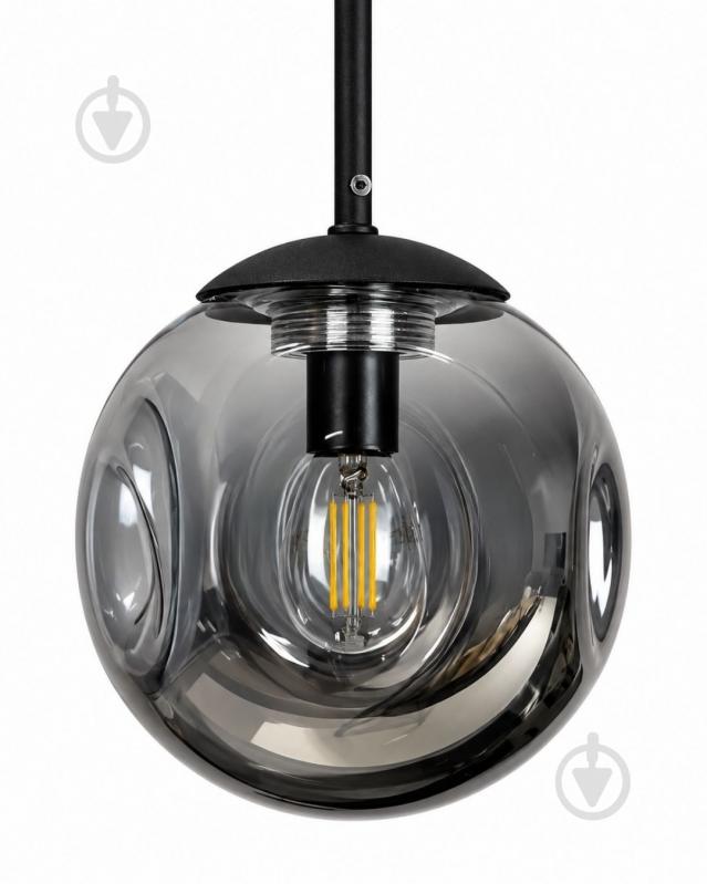 Подвес LIGHT SET SHANA 2499 1PL 1x/E14 черный/дымчатый - фото 2