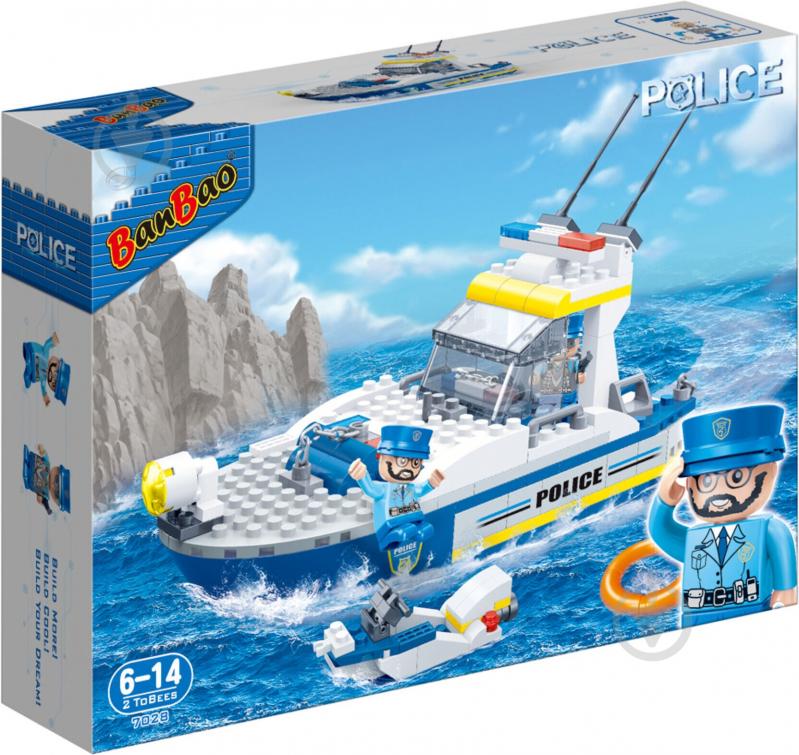 Конструктор BanBao Новая полиция Катер - фото 1 Конструктор BanBao Новая полиция Катер - фото 1