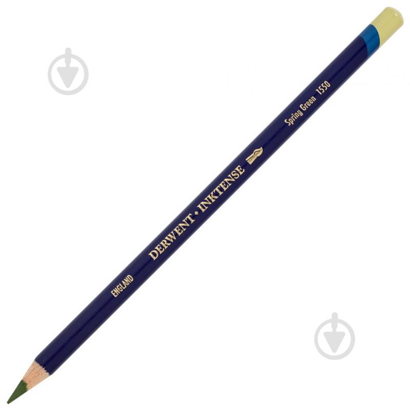 Олівець чорнильний Inktense 1550 Зелений весняний Derwent - фото 1 Олівець чорнильний Inktense 1550 Зелений весняний Derwent - фото 1