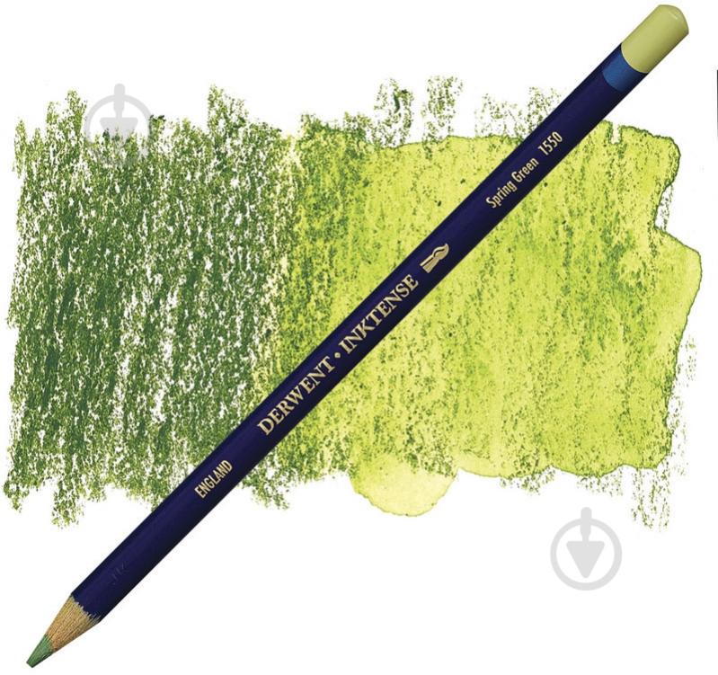Олівець чорнильний Inktense 1550 Зелений весняний Derwent - фото 2