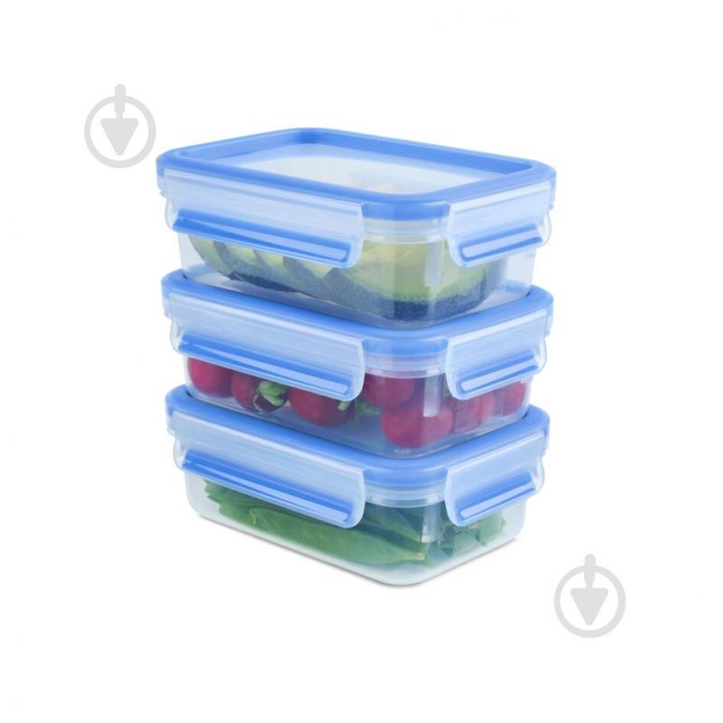 Набір контейнерів Tefal Master Seal 0.55 л 3 шт N1031251 - фото 2 Набір контейнерів Tefal Master Seal 0.55 л 3 шт N1031251 - фото 2