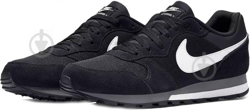 Кроссовки мужские демисезонные Nike MD RUNNER 2 749794-010 р.43 черные - фото 1