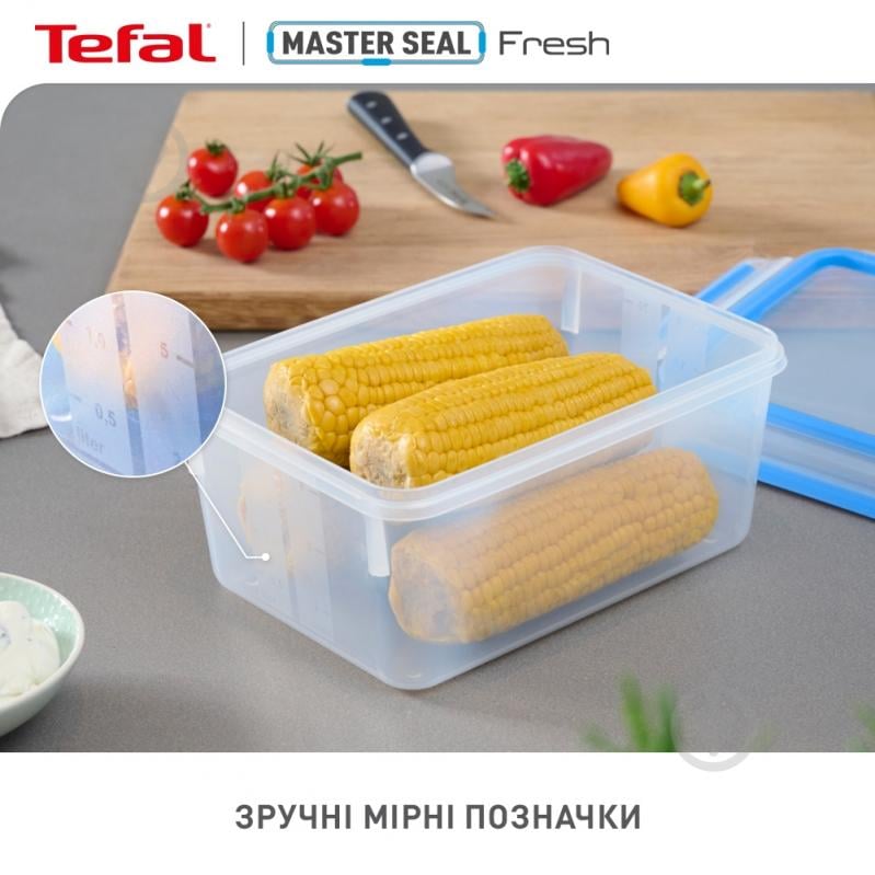 Набір контейнерів Tefal Master Seal 9 шт. N1031451 - фото 12 Набір контейнерів Tefal Master Seal 9 шт. N1031451 - фото 12