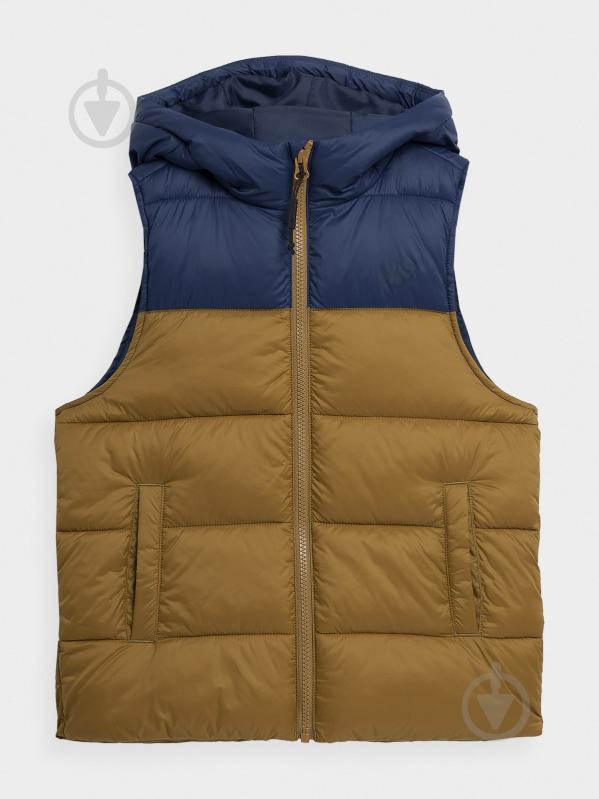 Жилет 4F 4FJSS23TDJAM079-81S р.140 коричневый - фото 3