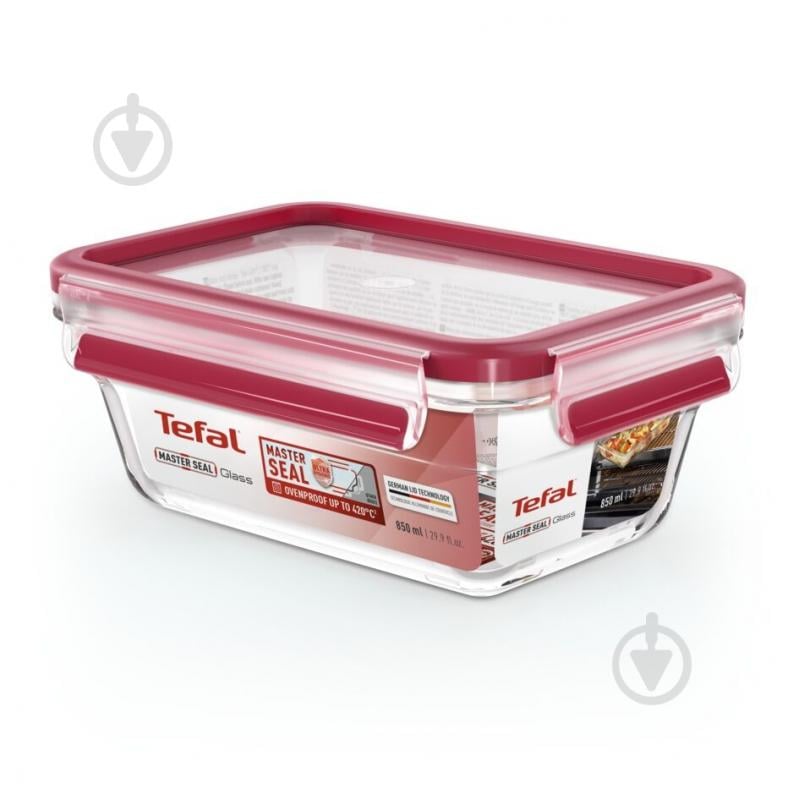 Контейнер для харчових продуктів з кришкою Tefal Master Seal 0.85 л N1040810 - фото 2 Контейнер для харчових продуктів з кришкою Tefal Master Seal 0.85 л N1040810 - фото 2