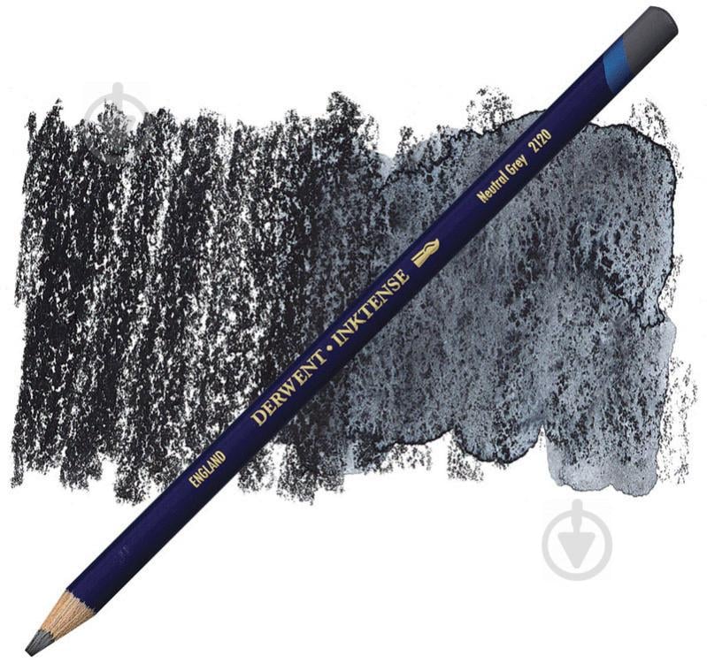 Карандаш чернильный Inktense 2120 Нейтральный серый Derwent - фото 2