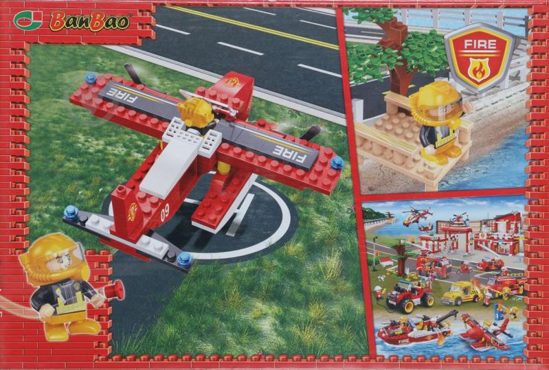 Конструктор BanBao Пожарные Гидроплан 2 - фото 2 Конструктор BanBao Пожарные Гидроплан 2 - фото 2
