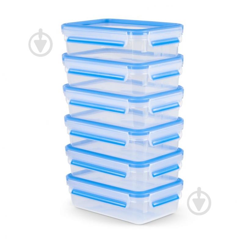 Набір контейнерів Tefal Master Seal 800 мл х 6 шт N1031951 - фото 1 Набір контейнерів Tefal Master Seal 800 мл х 6 шт N1031951 - фото 1