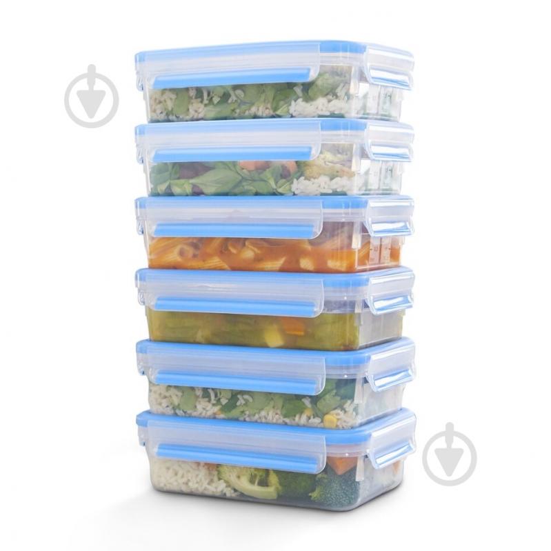 Набір контейнерів Tefal Master Seal 800 мл х 6 шт N1031951 - фото 3 Набір контейнерів Tefal Master Seal 800 мл х 6 шт N1031951 - фото 3