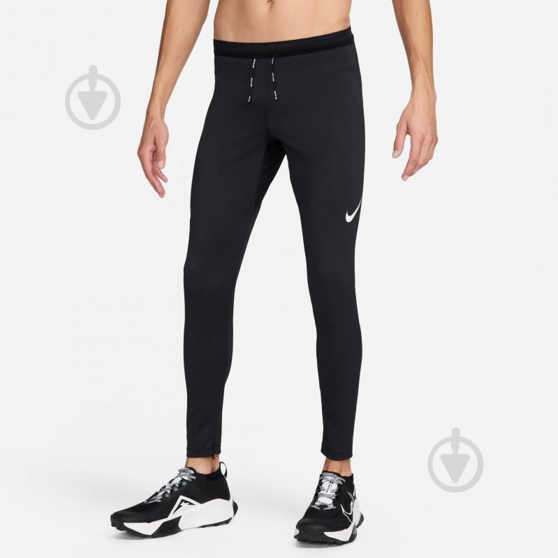 Тайтсы Nike M NK DFADV AEROSWIFT TIGHT FN3367-010 р.XL черный - фото 1