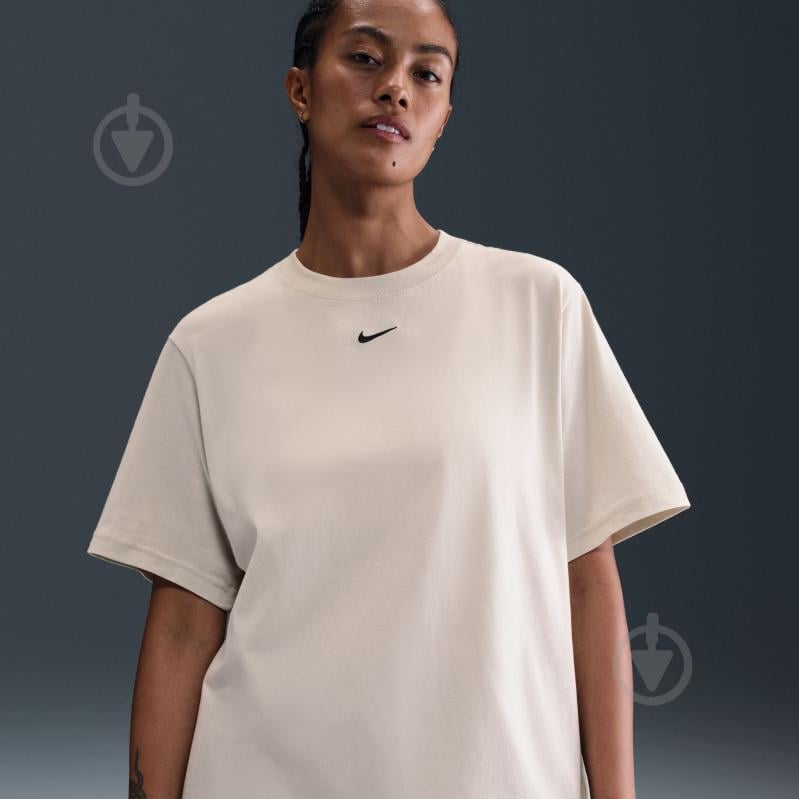 Футболка Nike W NSW TEE ESSNTL LBR FD4149-072 р.L бежевый - фото 6