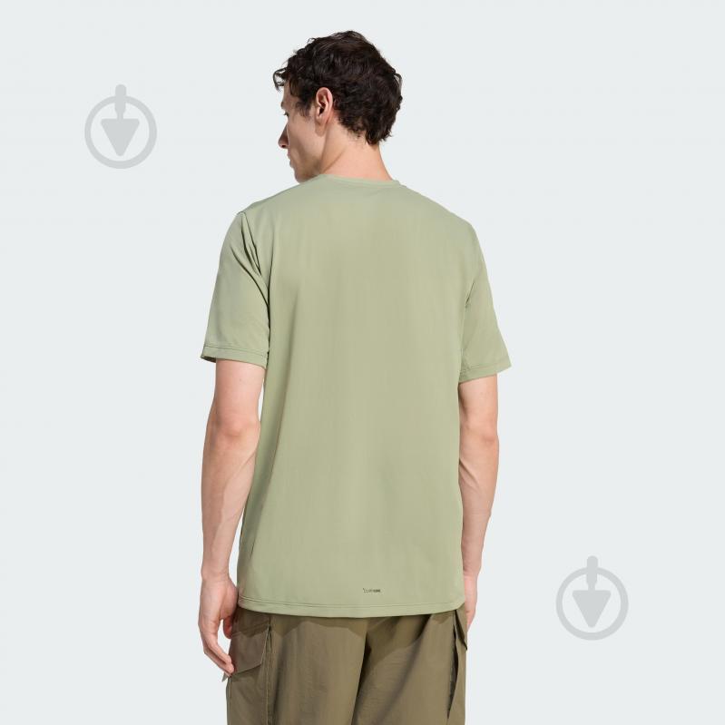 Футболка Adidas MT LOG TECH T KB2116 р.M хакі - фото 2