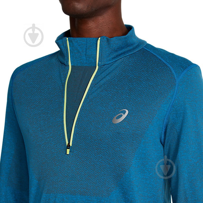 Джемпер Asics RACE SEAMLESS 1/2 ZIP 2011A983-402 р. XL блакитний - фото 3