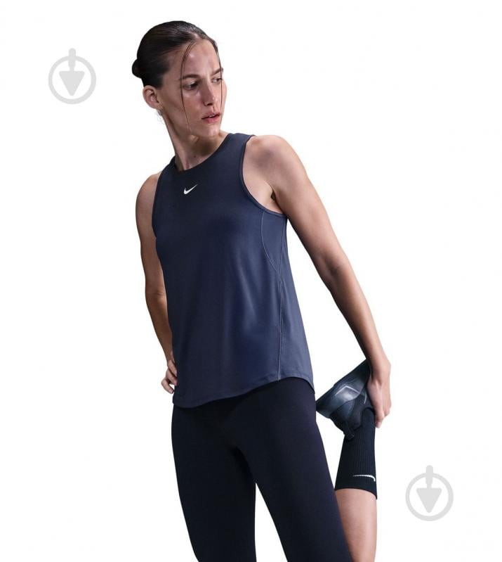 Майка Nike W NK ONE CLASSIC DF TANK WT IB9385-410 р.L синій - фото 1