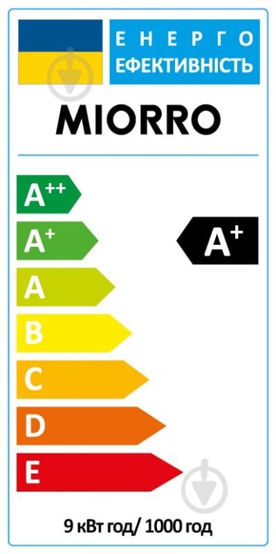 Лампа світлодіодна Miorro 720 Лм 9 Вт G45 матова E14 220 В 4000 К 51-314-010 - фото 4