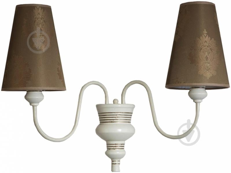 Бра WUNDERLICHT 2x40 Вт E14 бронзовий WL 14406-12 W - фото 1 Бра WUNDERLICHT 2x40 Вт E14 бронзовий WL 14406-12 W - фото 1