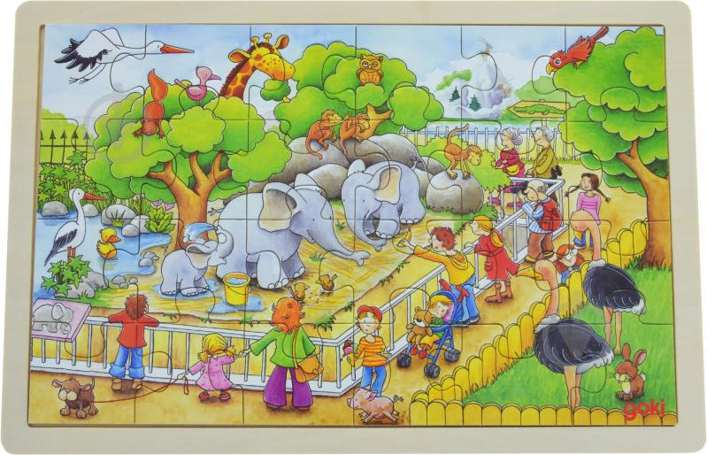 Игра-пазл GoKi Зоопарк 57808 - фото 1
