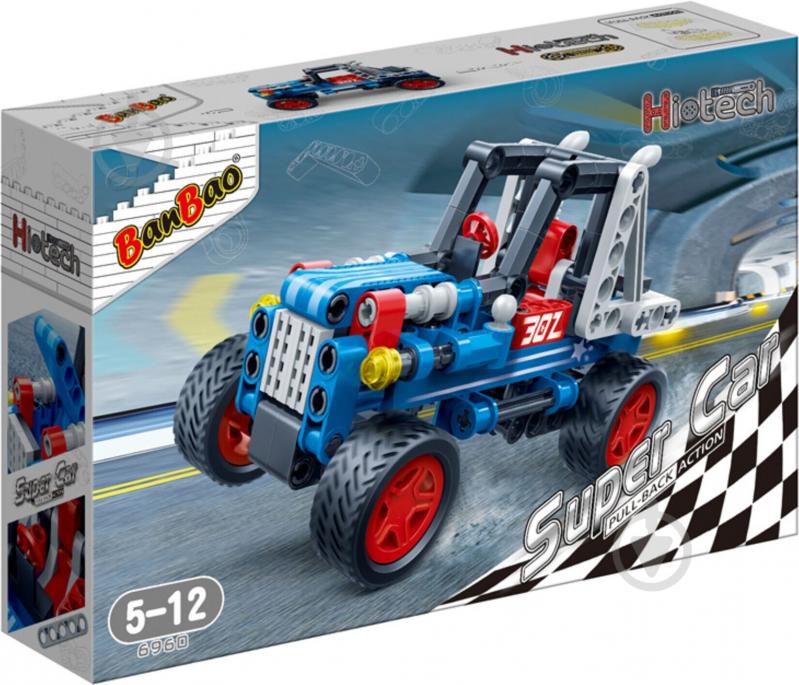 Конструктор BanBao Суперкар Авто 1 - фото 1 Конструктор BanBao Суперкар Авто 1 - фото 1