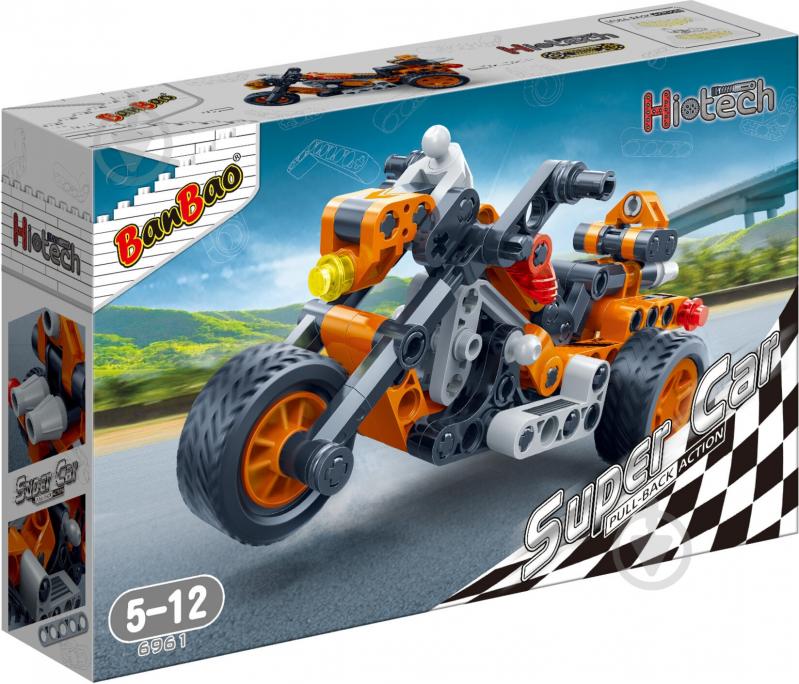 Конструктор BanBao Суперкар Мотоцикл - фото 1 Конструктор BanBao Суперкар Мотоцикл - фото 1
