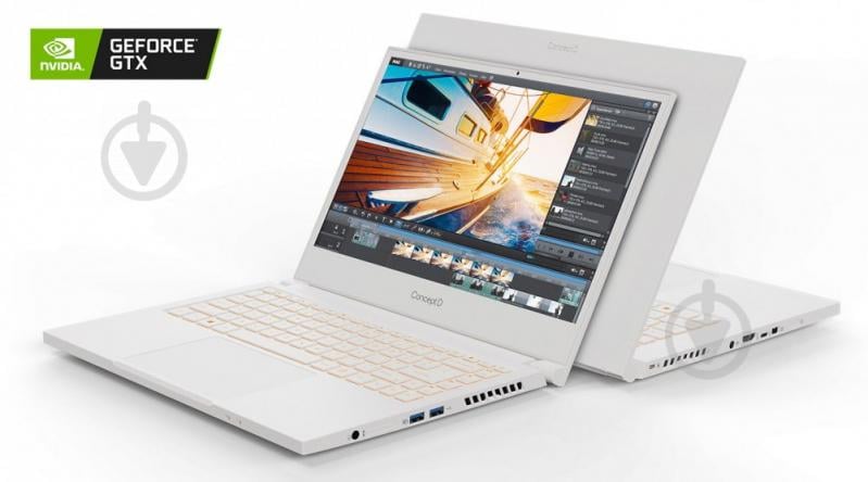 Ноутбук Acer ConceptD 3 CN315-72G 15,6 (NX.C5YEU.008) white - фото 14