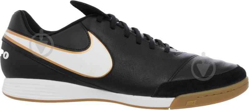 Футзальная обувь Nike TIEMPOX GENIO II LEATHER IC 819215-010 р.47,5 черный - фото 5