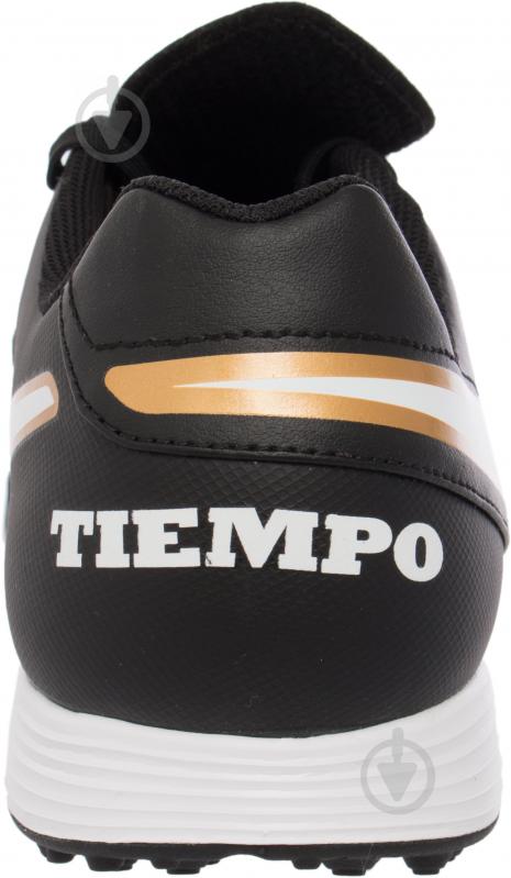 Cороконіжки Nike TIEMPOX GENIO II LEATHER TF 819216-010 р.47 чорний - фото 8