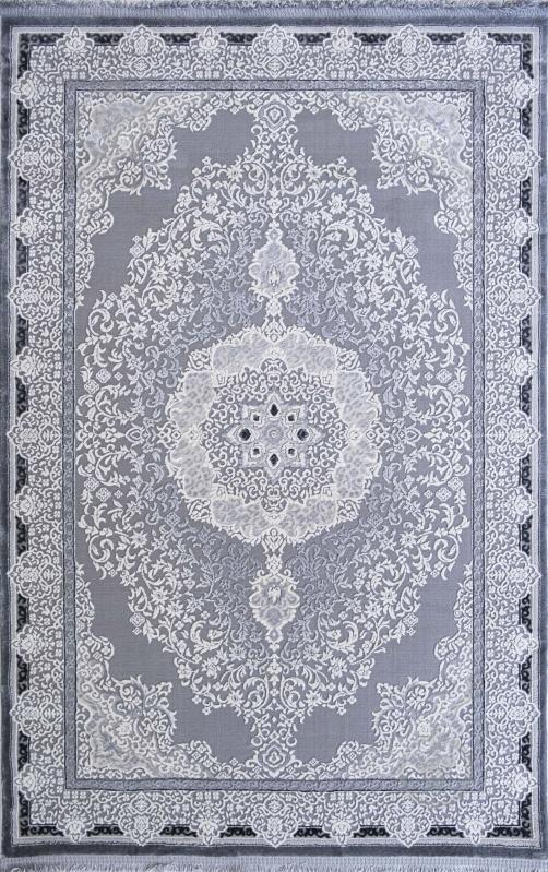 Ковер Karmen Carpet GALERIA GL038G GREY/GREY 80x150 см D - фото 1