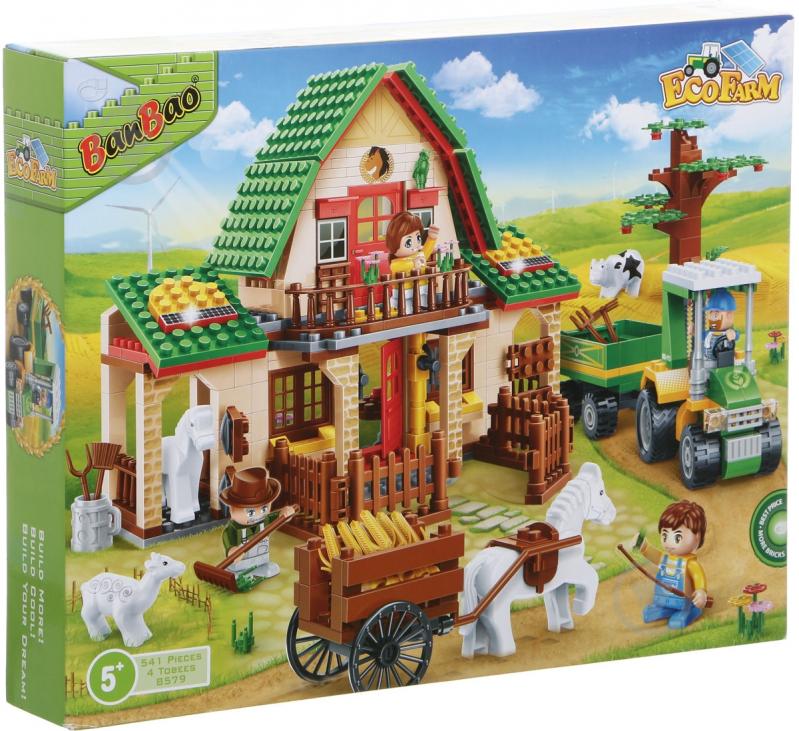 Конструктор BanBao Фермерский дом 1 8579 - фото 1