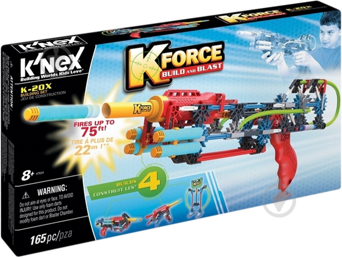 Конструктор K'Nex Бластер K-20 X 47524 - фото 1