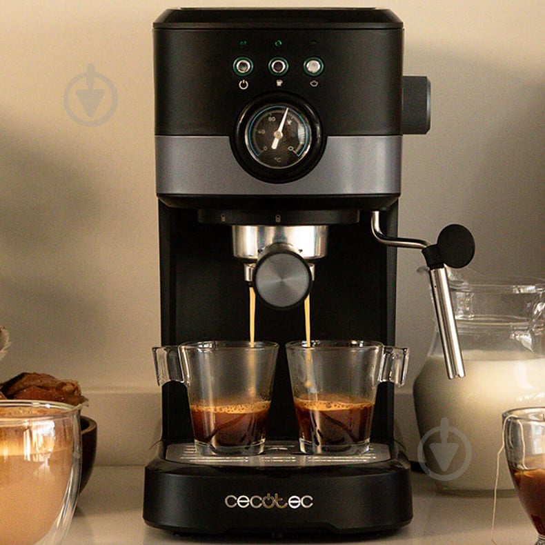 Кофеварка рожковая CECOTEC Power Espresso 20 Pecan Pro (CCTC-01725) - фото 6