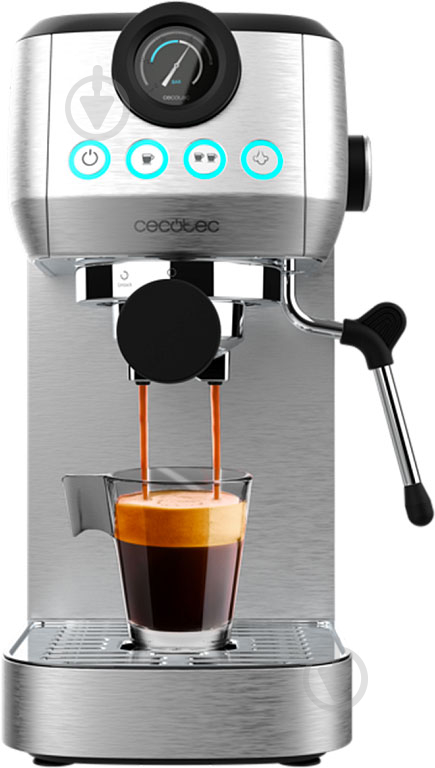 Кофеварка рожковая CECOTEC Power Espresso 20 Steel Pro (CCTC-01984) - фото 1