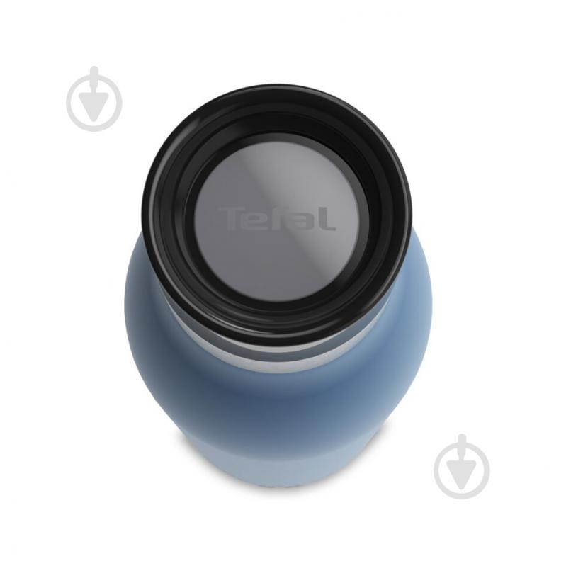 Термопляшка Tefal Bludrop 500 мл блакитний N3110310 - фото 3 Термопляшка Tefal Bludrop 500 мл блакитний N3110310 - фото 3