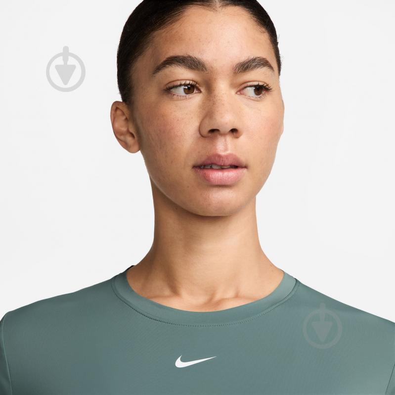 Футболка Nike W NK ONE CLASSIC DF SS TOP WT IB9408-017 р.XS зелений - фото 3